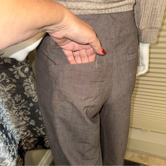 Smart Set Pants Wide Leg Brown Trousers Cotton Classic Blend Women’s Size 9 - Picture 7 of 16